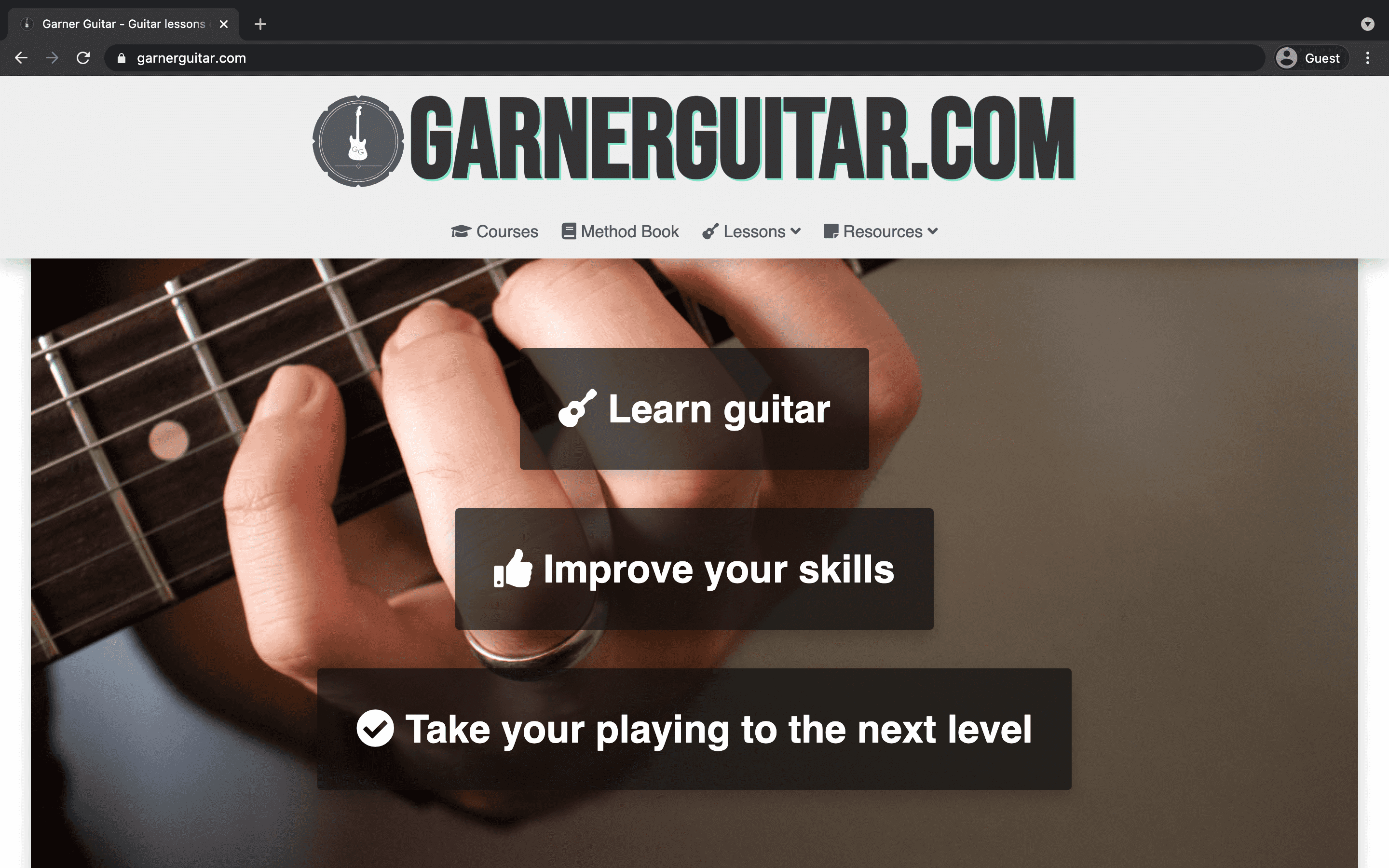 garner guitar preview